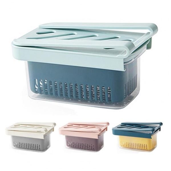 

storage bottles & jars fresh-keeping box safe healthy stable refrigerator rectangle for home drain multifunction bot