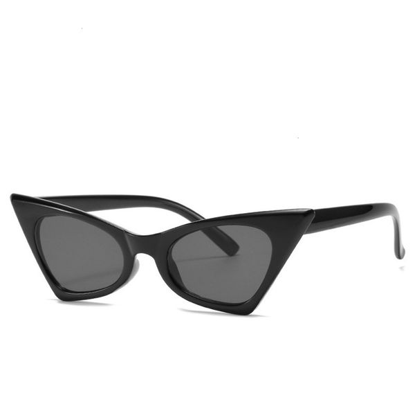 

Fashion Sunglasses Fashion Sunglasses Red Cateye Sunglasses Brand Designer Retro Cat Eye Sun Shades For Women Stylish Glasses On A Narrow Face MM34, Black