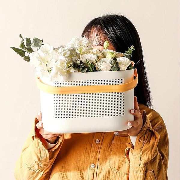

storage baskets mlgb with handles shower caddy basket bathroom organizer for kitchen
