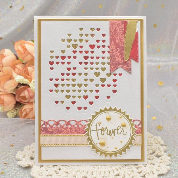 

painting supplies heart metal cutting dies frame embossing stencil for scrapbooking paper diy cards making craft
