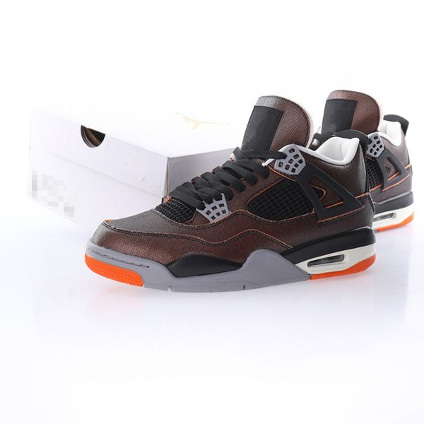 

jumpman 4 retro se wmns orange black mesh shoes sneakers men women basketball shoes outdoor school date night leisure sports with original b