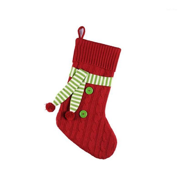 

christmas decorations cute xmas classic hanging socks kids candy gift packing pouch tree party home decoration