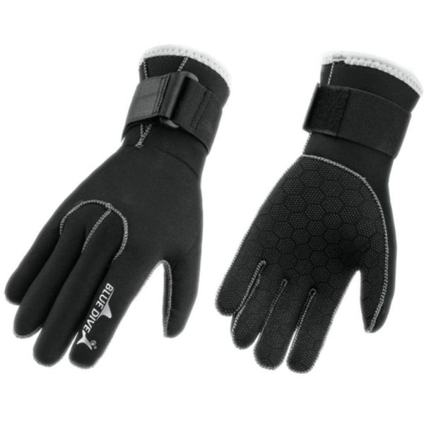 

fins & gloves 1 pair skid resistance anti scratch cold-proof keep warm swimming neoprene diving glove wear-resisting snorkeling winter