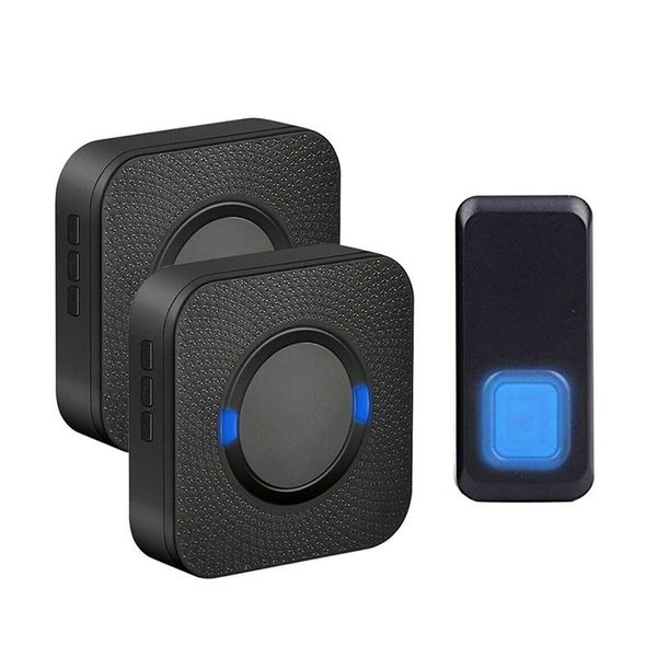 

other door hardware wireless doorbell kit waterproof button light home security chimes alarm 300m range transmitter receiver au plug