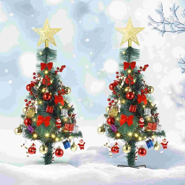 

christmas decorations aboofan 2pcs artificial tree adornments outdoor trees light string decoration garden xmas ornaments
