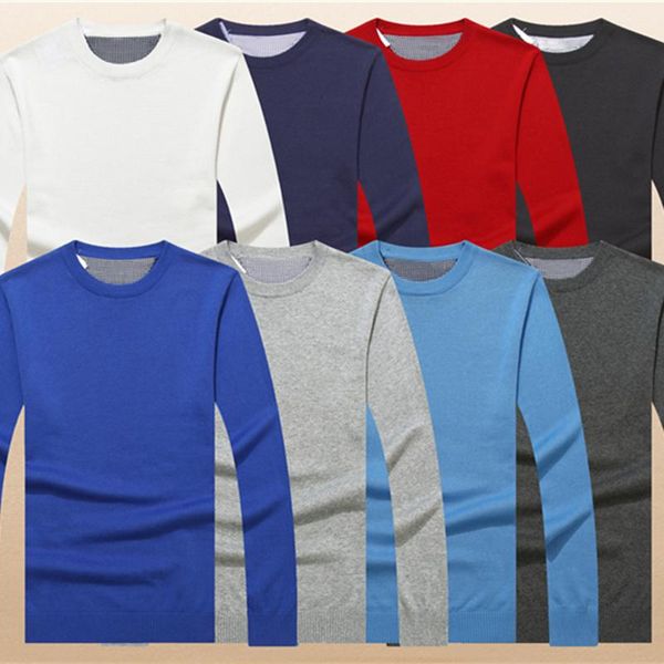 

men's sweaters tom1 men o-neck 100%cotton sweater autumn winter jersey jumper hombre pull homme hiver pullover knitted, White;black