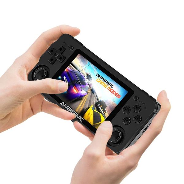 

retro games aluminum alloy shell 2500 portable rg351 handheld player players game