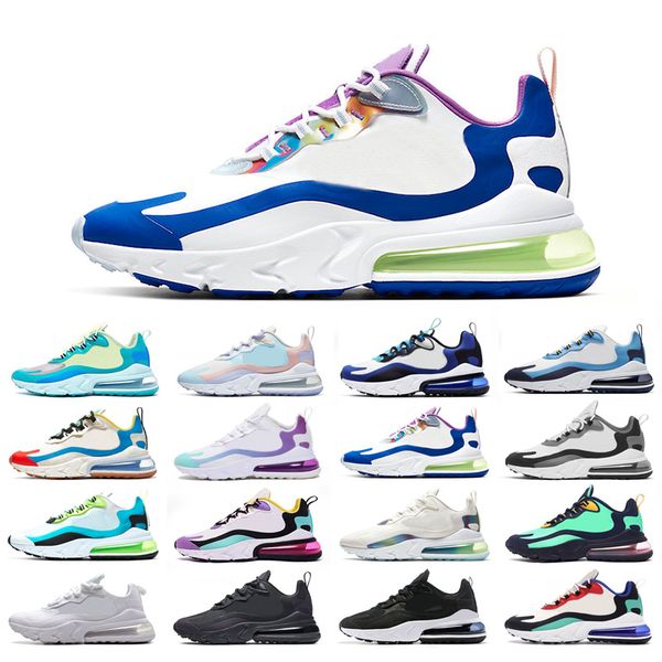 

original react running shoes man woman triple oracle aqua bubble electro green cream blue bright violet dusk purple easter size 36-45 qualit