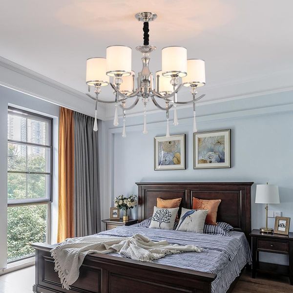 

chandelier for living room chrome crystal bedroom restaurant led ceiling villa loft lighting chandeliers