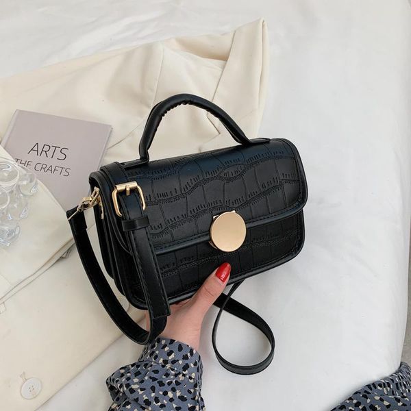 

evening bags high-quality ladies stone grain messenger small square bag 2021 net red shoulder tide handbag fashion casual female