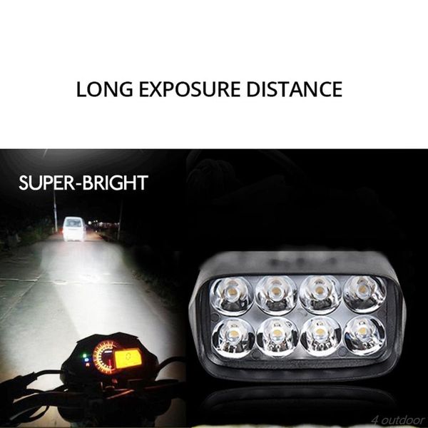 

car light assembly motorcycle led headlight spotlight scooter head lamp drl driving fog offroad m12 21 bike lights