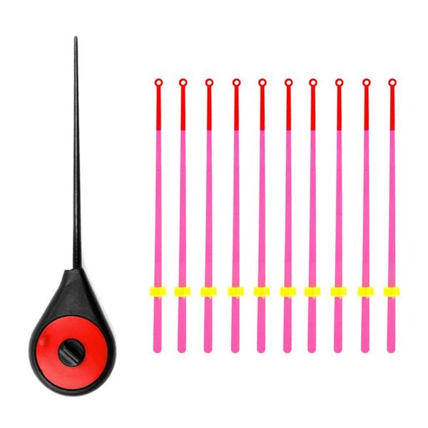 

practical winter ice fishing rod abs sports portable tip accessories boat rods