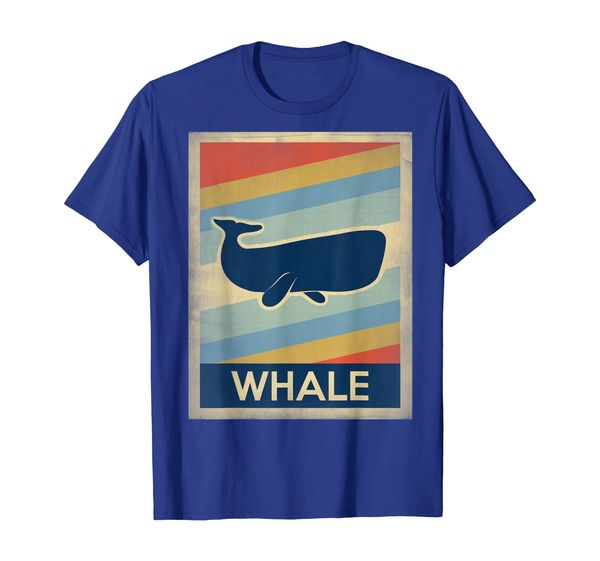 

vintage style whale shirt, White;black
