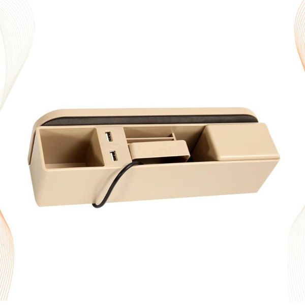

car organizer seat storage bag stowing tidying pu leather side box multifunction for phone coins cigarette keys