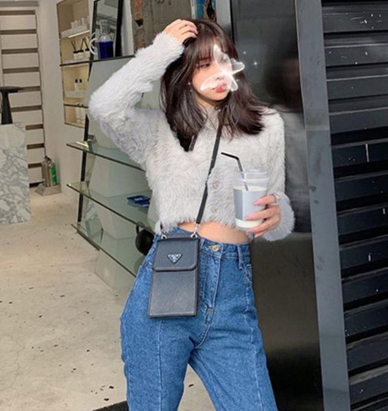 

women's sweaters salt sweet sweater for women 2021 autumn and winter mink, White;black