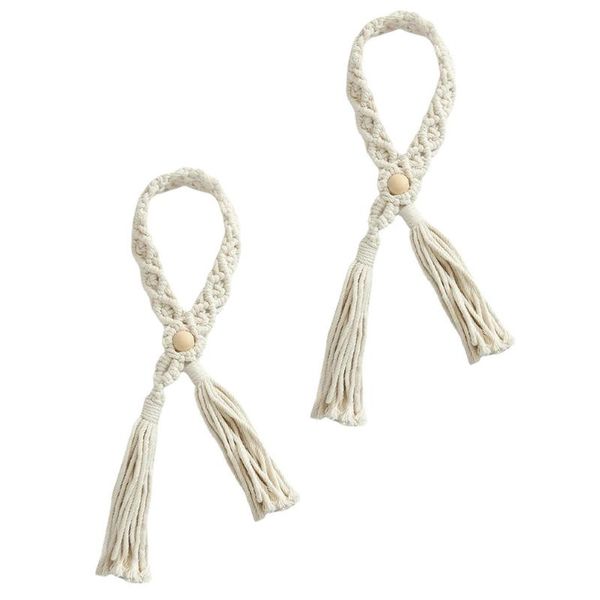 

curtain & drapes 2pcs decorative fixing tiebacks bohemian style holding