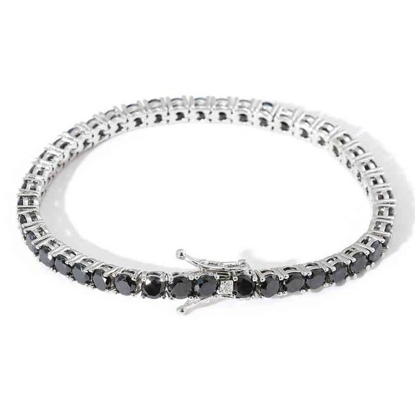 Bling Iced Out Ketten Armbänder 7 Zoll-8 Zoll 4 mm Tenniskette 4 Farben Zirkonia Hip Hop Schmuck für Männer Frauen