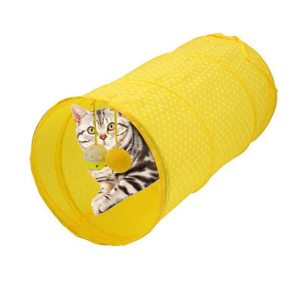 

funny pet cat tunnel tubes collapsible crinkle kitten toys puppy play for pets