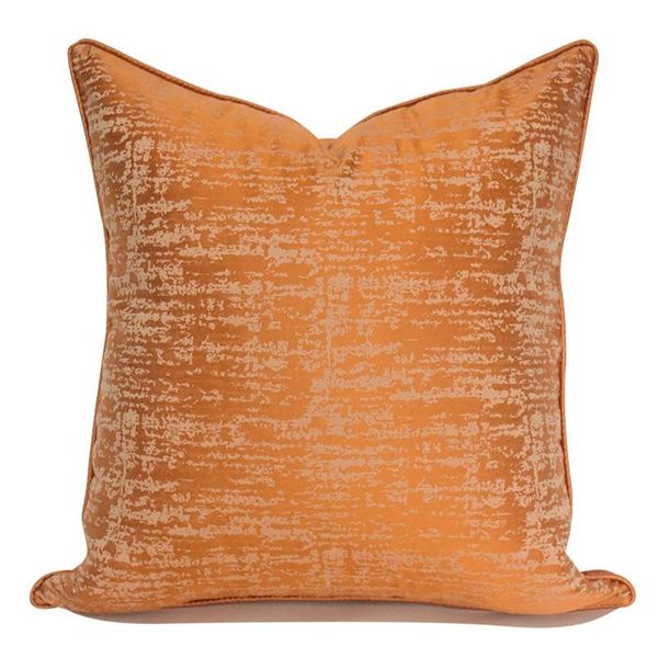 

cushion/decorative pillow abstract orange geometric pillowcase modern american jacquard decorative pillows light luxury car villa sofa decor