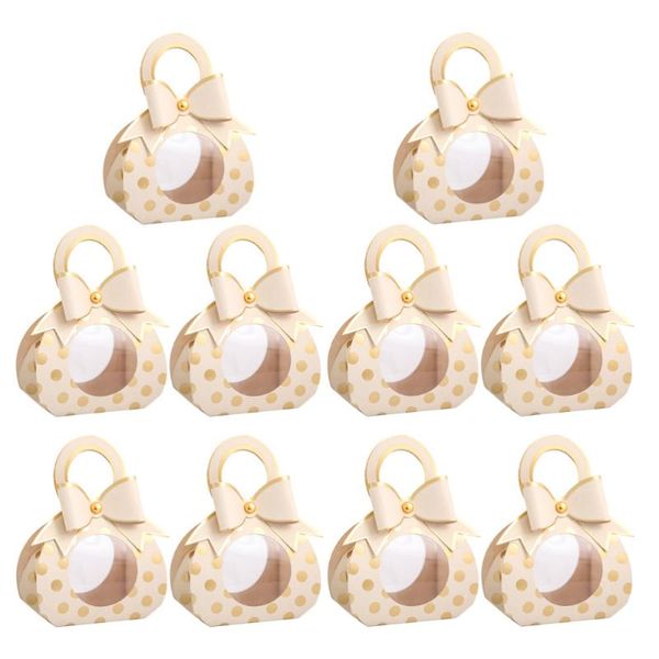 

gift wrap 10pcs wedding candy boxes bow cases supplies container
