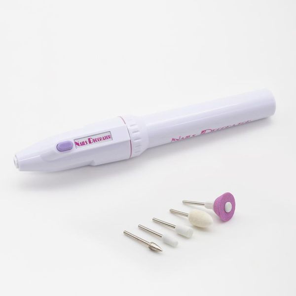 

nail drill & accessories clou beaute electric polisher machine art professional set 5pcs bits portable tools