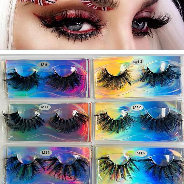 

25mm eyelashes long 5d mink lashes lasting big dramatic volumn false eyelash m11