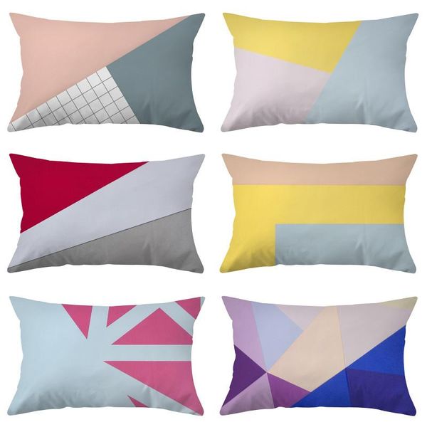 

cushion/decorative pillow soft cotton sleeping pillows cover for bedroom classic geometric pattern pillowcase home decorative cushions 30x50
