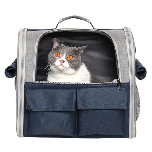 

pet bag out portable cat and dog breathable school trip folding shoulder backpack supplies carriers,crates & houses
