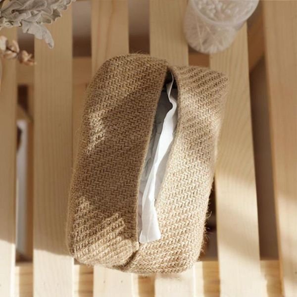 

tissue boxes & napkins pumping box fabric simple weaving homestay decoration paper wholesale storage prop toilet apricot po drop be j7d9