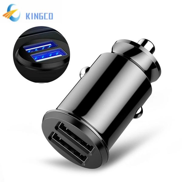 

mini fast dual usb car charger adapter 3.1a charging for tablet mobile phone car-charger double cell chargers