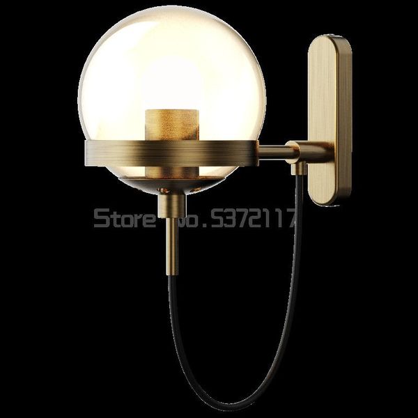 

wall lamp american vintage bedside lights modern simple bronze living room decoration eco-friendly anti-rust balcony outdoor