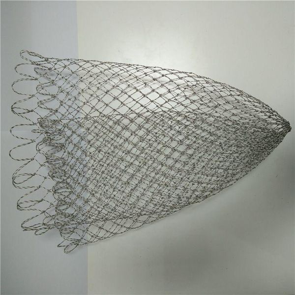 

fishing accessories 35cm 40cm 50cm depth nylon nets collapsible rhombus mesh hole folding dip net outdoor tools sell