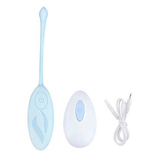 Bule Weiß Pussy Vibrator Vibrierende Eier Klitoris Stimulator Erwachsene Sex Spielzeug Für Frau Wireness Fernbedienung Vaginal Ball