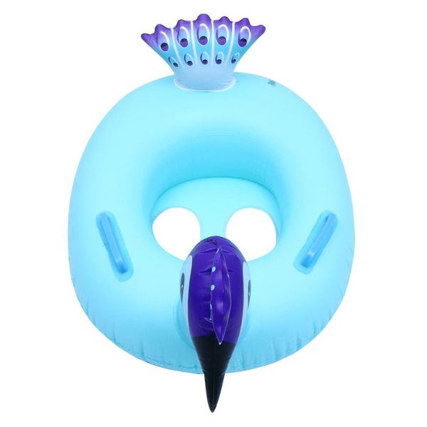 

life vest & buoy baby seat swim ring peacocks design children's fun pool toys