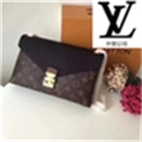 

m41200 black litchi chain shoulder bag women hand iconic handles shoulder bags totes cross body bag clutches evening, Blue;pink