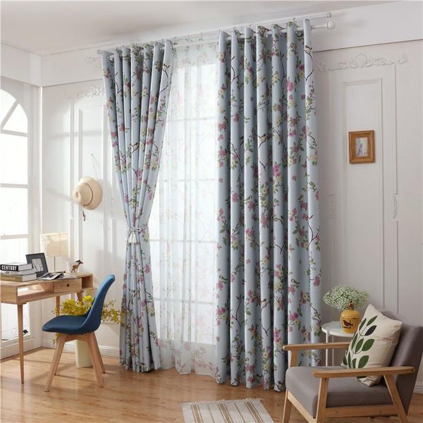 

curtain & drapes modern minimalist magpie print shade curtains for living dining room bedroom.