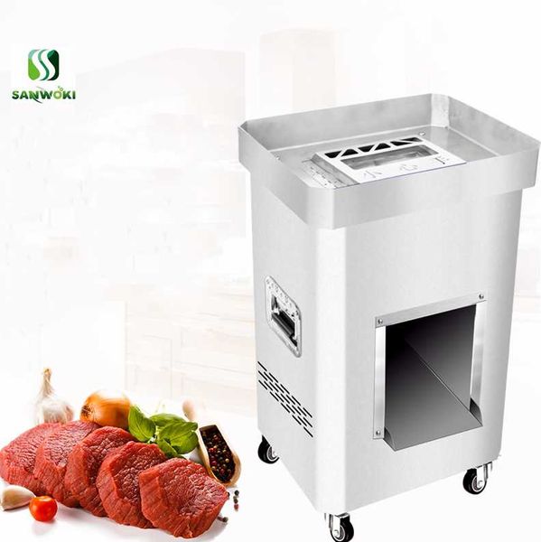 

meat grinders 2200w stainless steel automatic vertical cutting machine fillet slicer mushroom slicing pork dicing