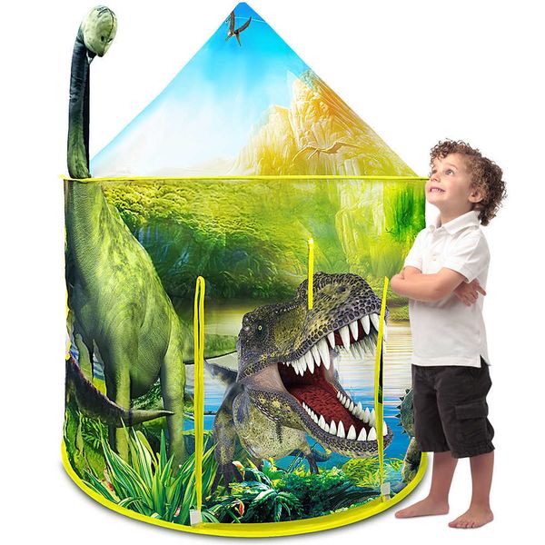 

yard dinosaur kids tent toys for girls & boys outdoor and indoor tents playhouse