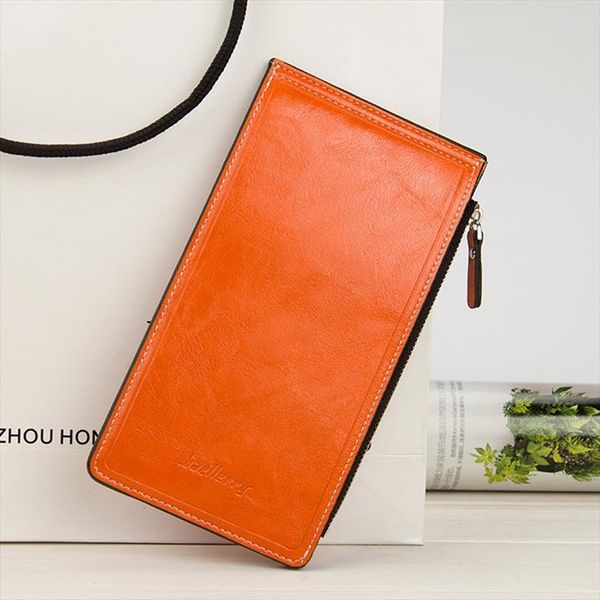 

leather wallet women long card holder ladies clutch purse wallets zipper money bag coin pocket portefeuille w166, Red;black