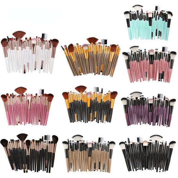 

makeup brushes 25pcs set powder eye shadow blending eyeliner eyelash eyebrow women beauty make up pincel maquiagem