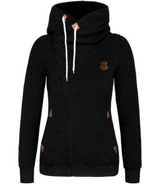 

women's hoodies & sweatshirts casual sudaderas mujer women hoody autumn winter thick thicken sweatshirt vs4a, Black