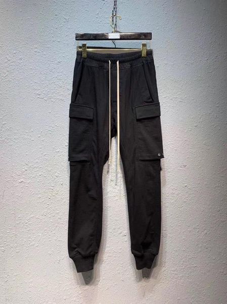 

men's pants men slim fit cargo jogger sweatpants, Black