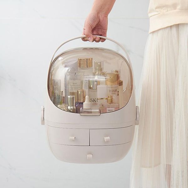 

storage boxes & bins cosmetics box waterproof and dustproof bathroom large makeup organizer organizers tools skin care jewelry drawer