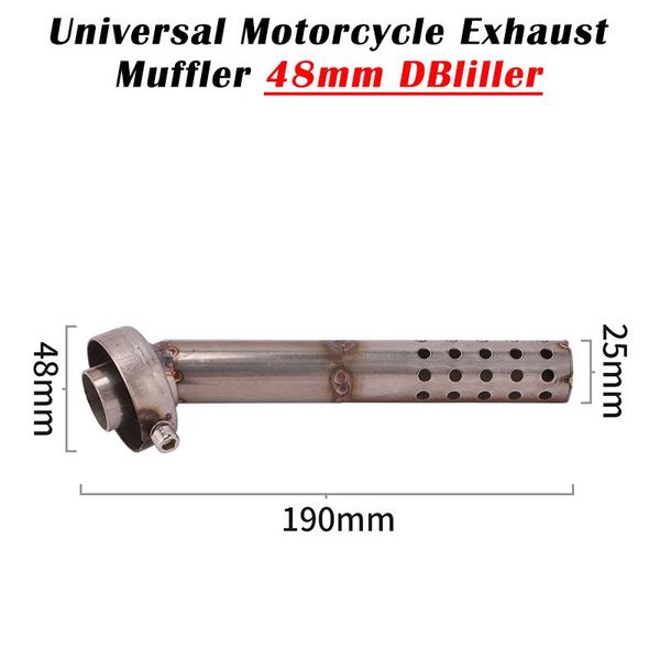 

motorcycle exhaust system noise reduction db killer inlet muffler sound eliminator