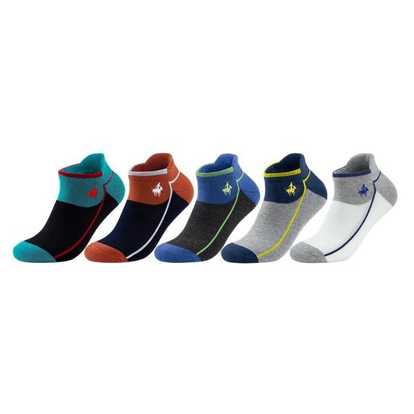

men's socks 2021 pier business casual ankle breathable cotton funny gift male mix colors size 39-44, Black
