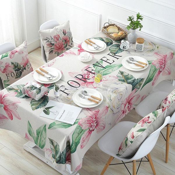 

table cloth nordic ins wind net red pastoral tablecloth tea cover towel