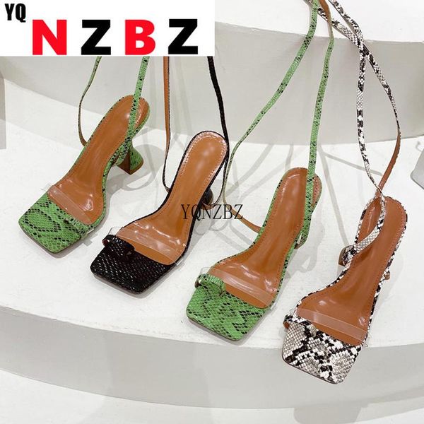

sandals yqnzbz 2021 summer fashion design pvc transparent women strange high heels ladies open toe shoes, Black