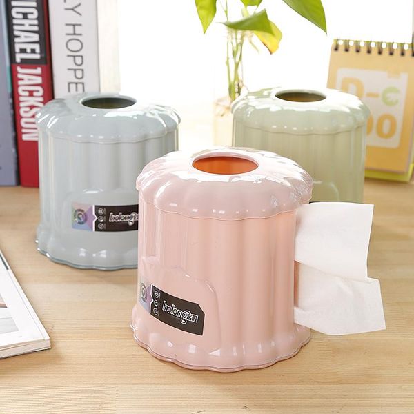 

tissue boxes & napkins deskcreative paper roll cylinder tea table napkin storage box carton living room toilet boxs