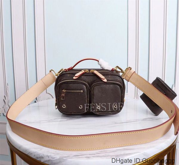 

2021ss fashion designers 2 set shoudle bags chest pack letter print waist bags belt bags crossbody envelope camera handbags m45672