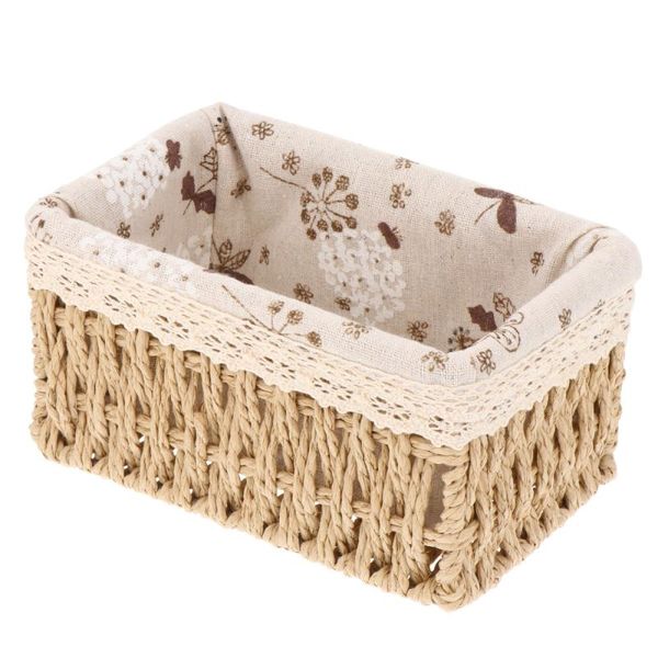

storage baskets woven container tablesundries household fruit basket